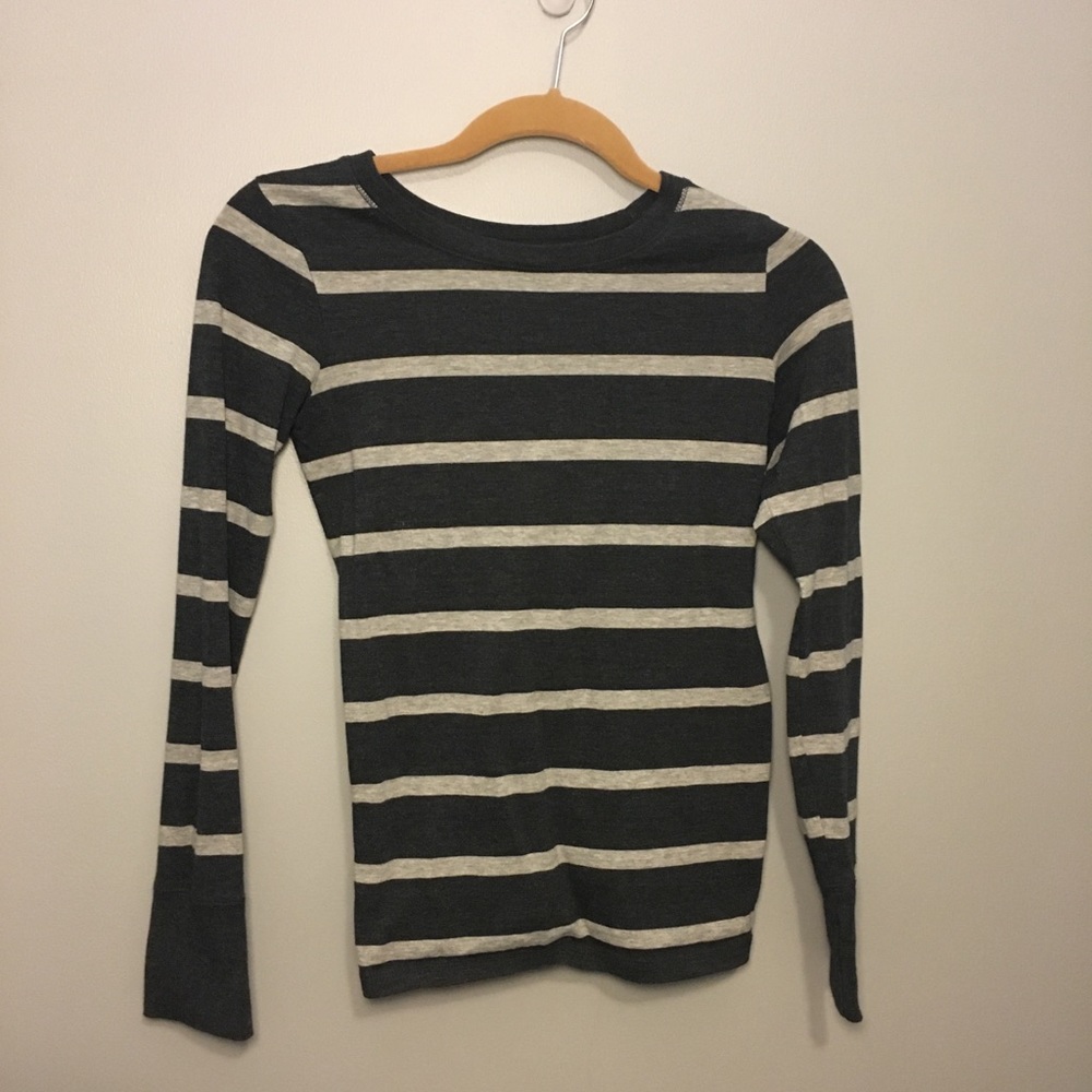 striped long sleeve shirt
